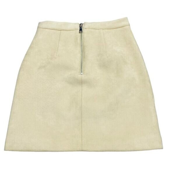 MANIERE DE VOIR Suede Lace-Up Mini Skirt Sz 2 - Picture 7 of 8